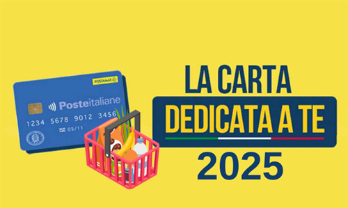 Carta dedicata a te 2025 - PUBBLICAZIONE ELENCO BENEFICIARI
